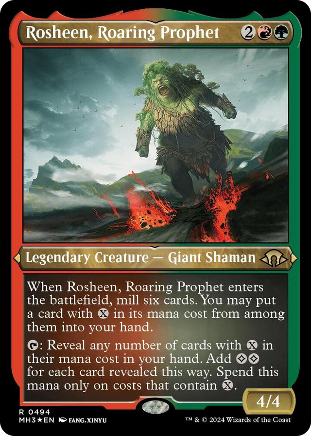 0494 Rosheen, Roaring Prophet (Foil Etched) R Modern Horizons 3