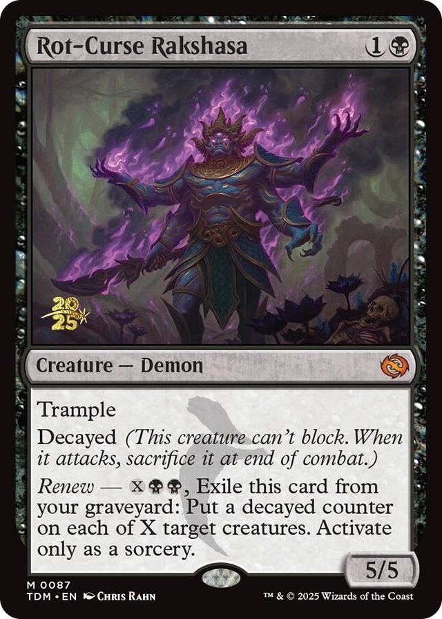 Rot-Curse Rakshasa #87 M - Prerelease Cards Pokemon card