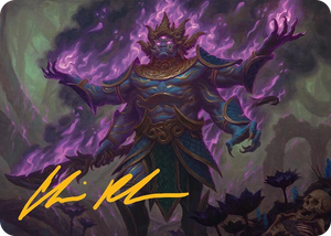 0013 Rot-Curse Rakshasa Art Card (13/54) (Gold-Stamped Signature) S Art Series: Tarkir: Dragonstorm