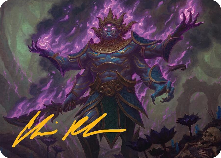 0013 Rot-Curse Rakshasa Art Card (13/54) (Gold-Stamped Signature) S Art Series: Tarkir: Dragonstorm