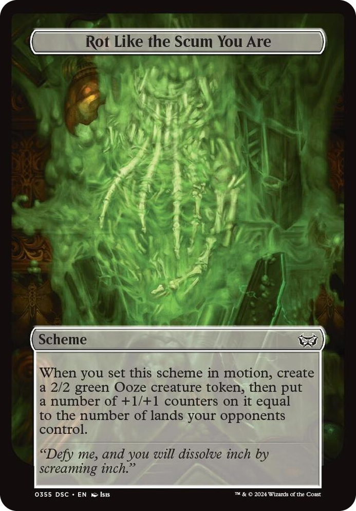 Rot Like the Scum You Are (Full Art) #355 C - Archenemy: Duskmourn Pokemon card