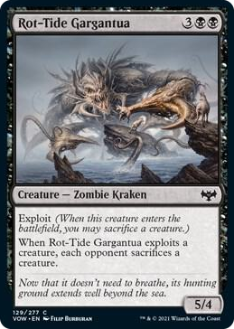 0129 Rot-Tide Gargantua C Innistrad: Crimson Vow