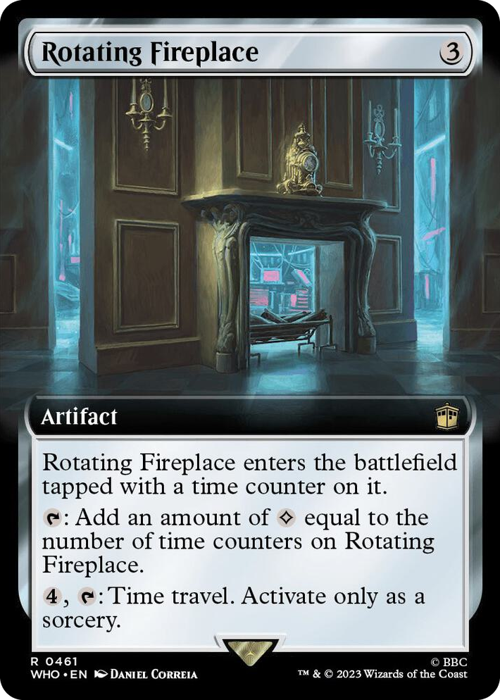 0461 Rotating Fireplace (Extended Art) R Universes Beyond: Doctor Who