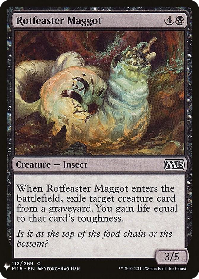 0112 Rotfeaster Maggot C The List Reprints