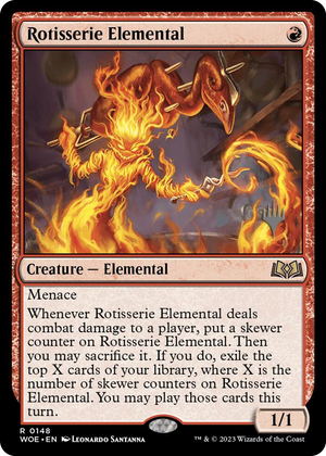0148 Rotisserie Elemental R Promo Pack: Wilds of Eldraine