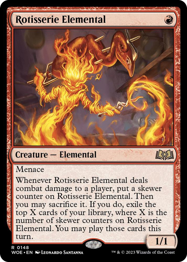 0148 Rotisserie Elemental R Wilds of Eldraine