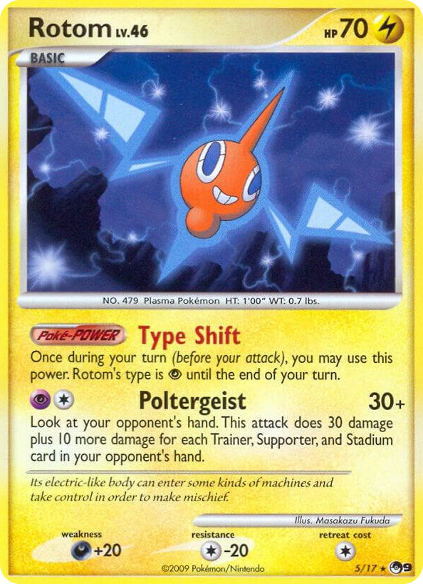 0005 Rotom Rare POP Series 9