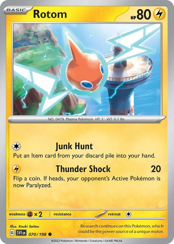 0070 Rotom - 070/198 (Cosmos Holo) Promo Miscellaneous Cards & Products