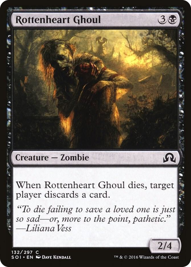 Rottenheart Ghoul #132 C - Shadows over Innistrad Pokemon card