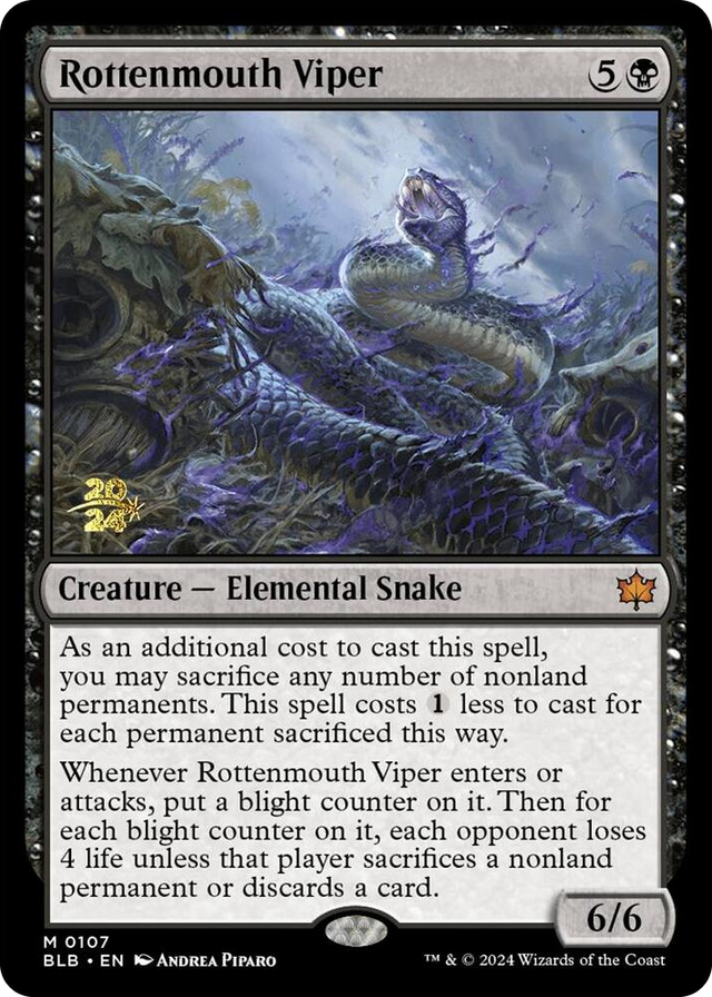 0107 Rottenmouth Viper M Prerelease Cards
