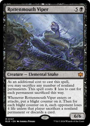 0107 Rottenmouth Viper M Promo Pack: Bloomburrow
