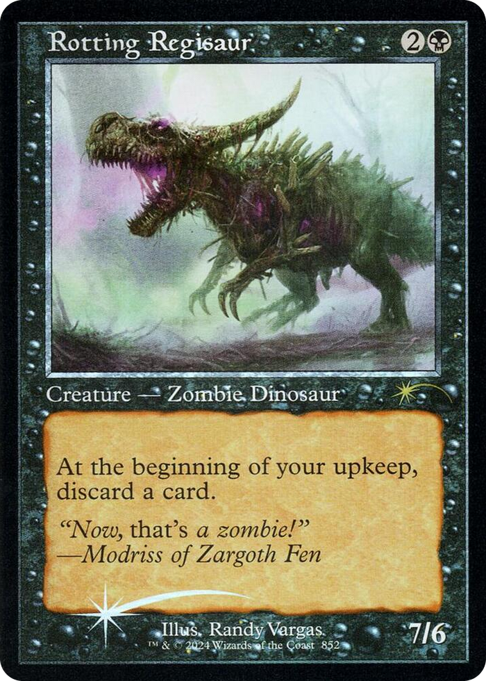 Rotting Regisaur (Retro Frame) #852 R - Secret Lair Drop Series Pokemon card