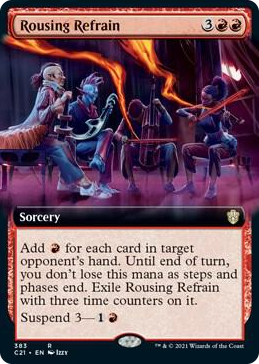 0383 Rousing Refrain (Extended Art) R Commander 2021