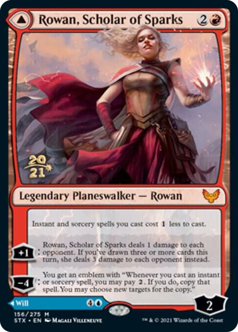 Rowan, Scholar of Sparks #156 M - Prerelease Cards Pokemon card