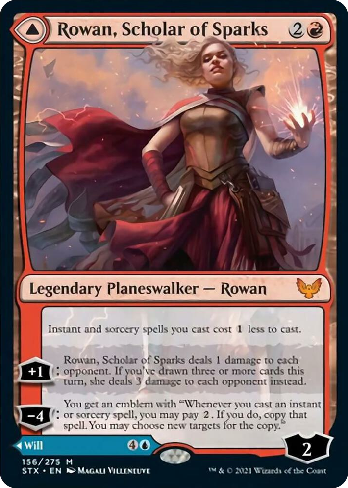 0156 Rowan, Scholar of Sparks M Strixhaven: School of Mages