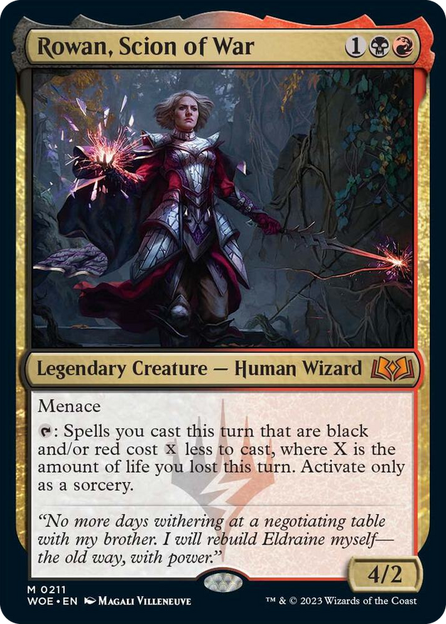 0211 Rowan, Scion of War M Wilds of Eldraine