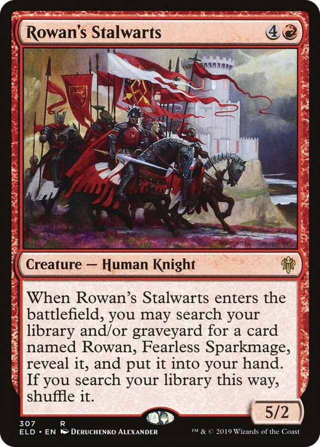 0307 Rowan's Stalwarts R Throne of Eldraine