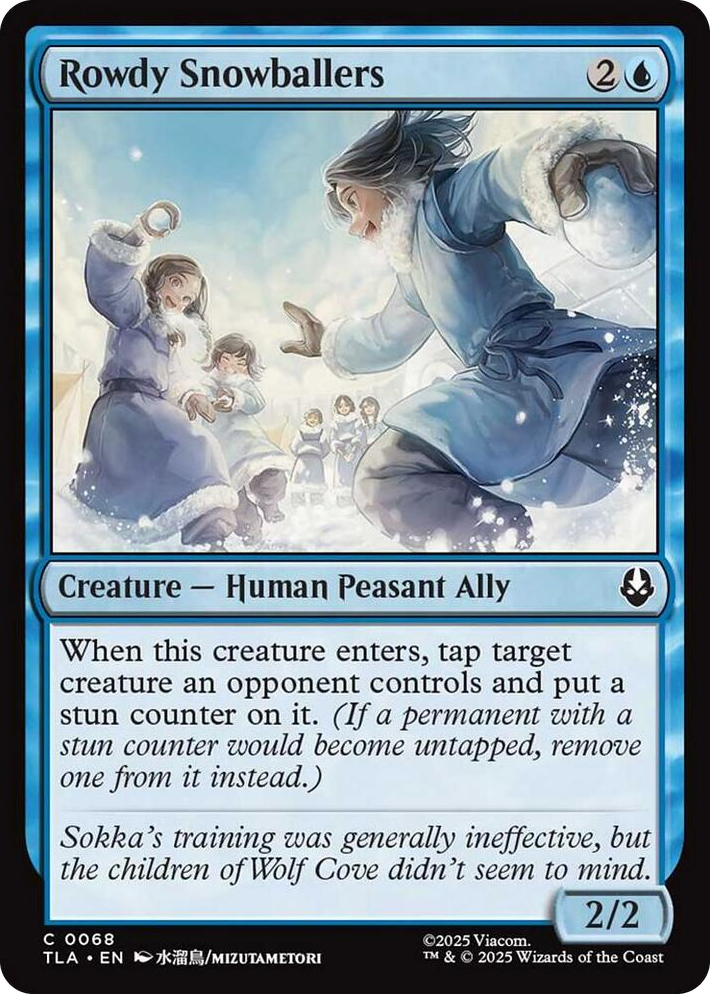 0068 Rowdy Snowballers C The Last Airbender
