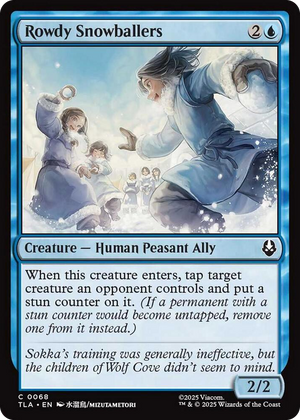 0068 Rowdy Snowballers C The Last Airbender