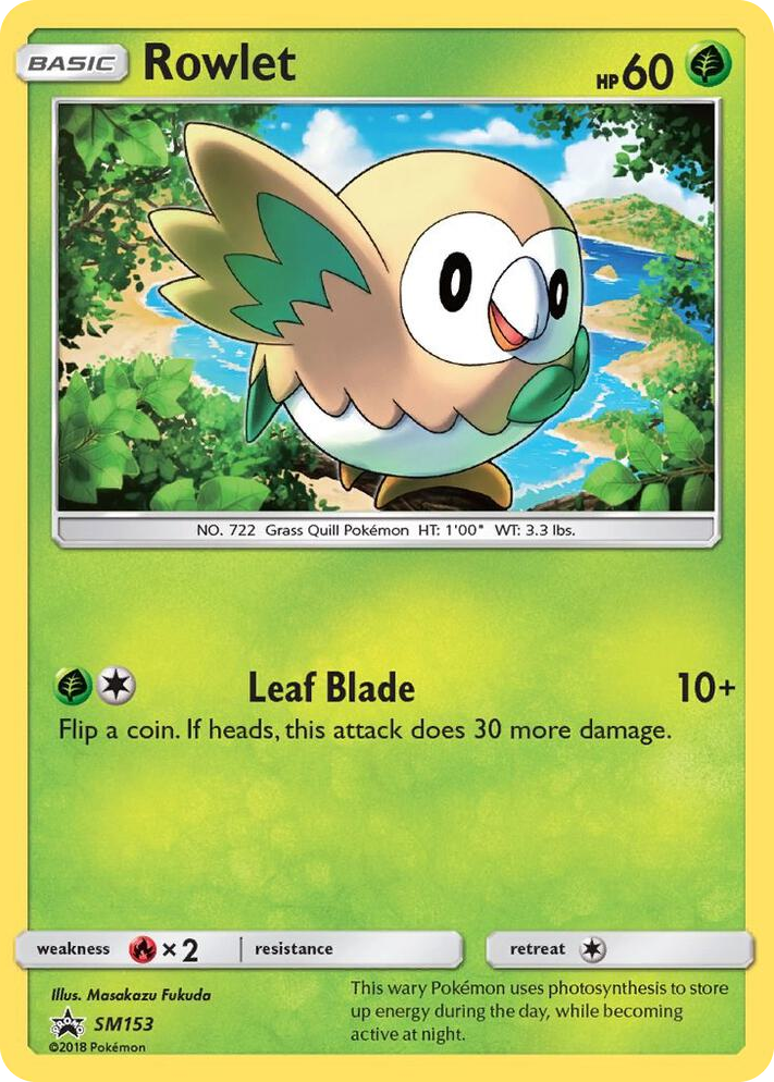 SM153 Rowlet - SM153 Promo SM Promos