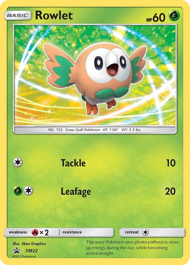 SM022 Rowlet - SM22 Promo SM Promos