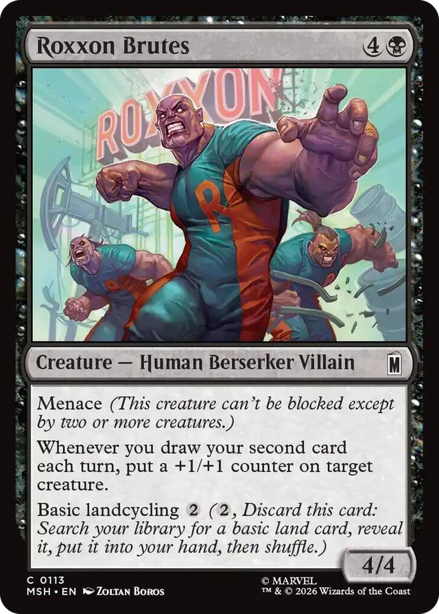 0113 Roxxon Brutes C Marvel Super Heroes