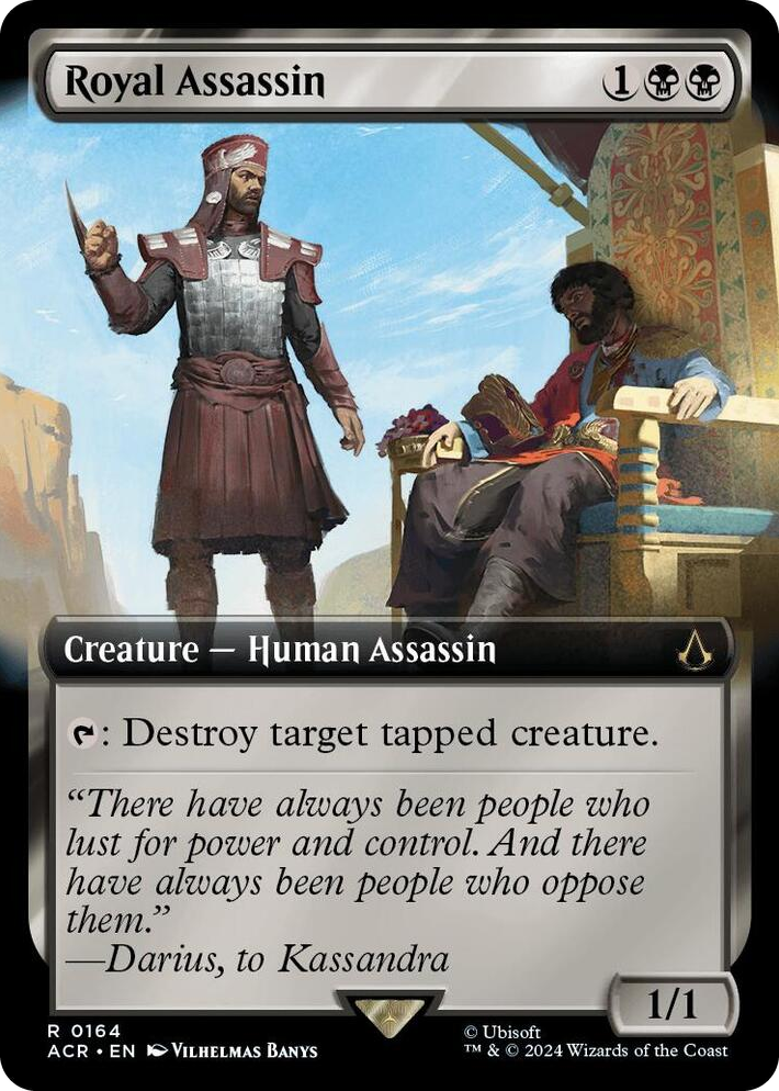 0164 Royal Assassin (Extended Art) R Universes Beyond: Assassin's Creed