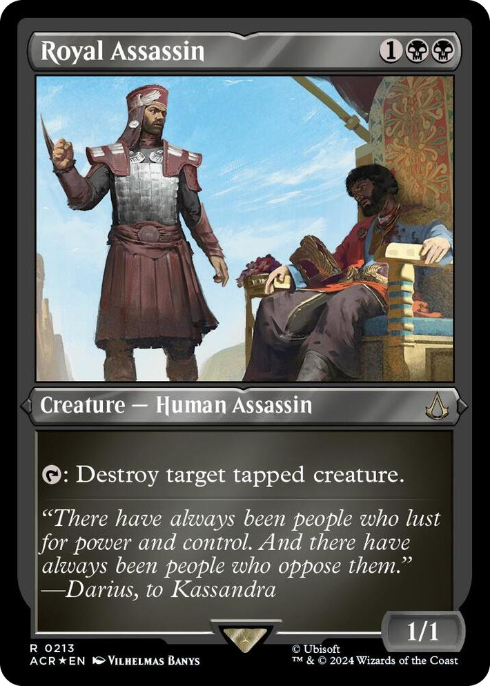 0213 Royal Assassin (Foil Etched) R Universes Beyond: Assassin's Creed