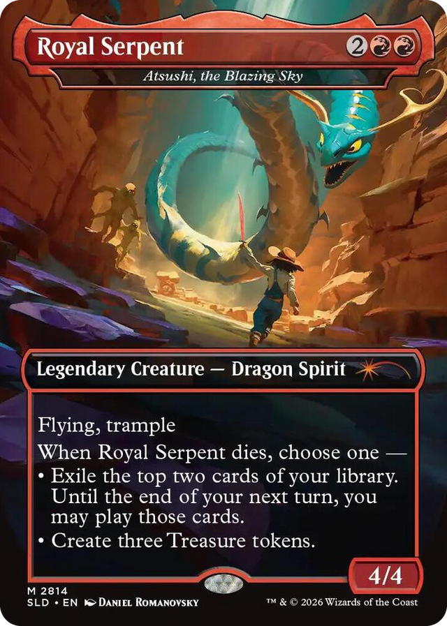 2814 Royal Serpent - Atsushi, the Blazing Sky M Secret Lair Drop Series