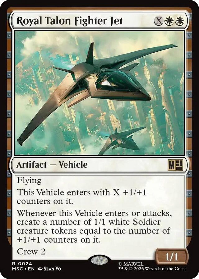 0024 Royal Talon Fighter Jet R Commander: Marvel Super Heroes