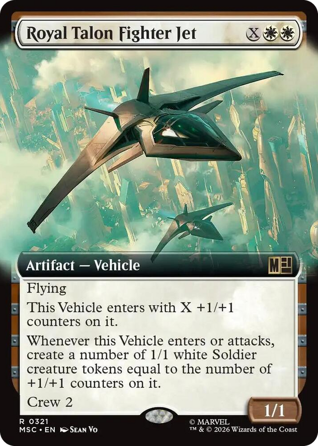 0321 Royal Talon Fighter Jet (Extended Art) R Commander: Marvel Super Heroes