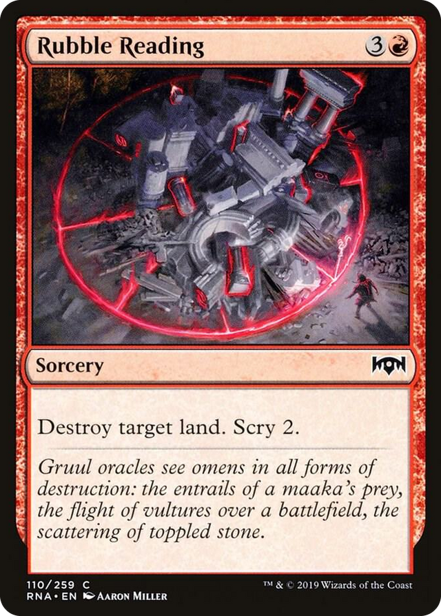 0110 Rubble Reading C Ravnica Allegiance