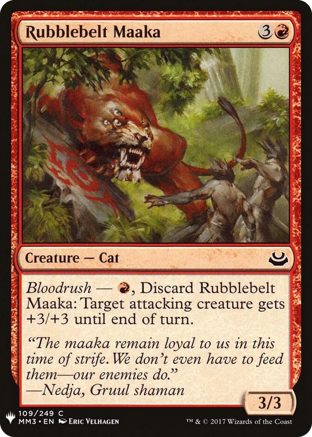 0109 Rubblebelt Maaka C The List Reprints