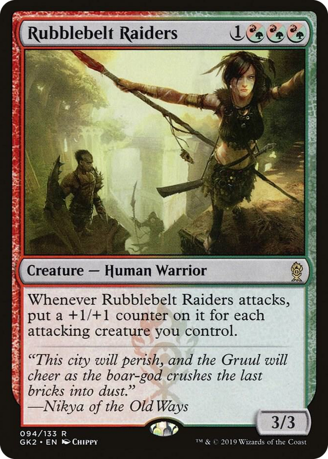 0094 Rubblebelt Raiders R Ravnica Allegiance: Guild Kits