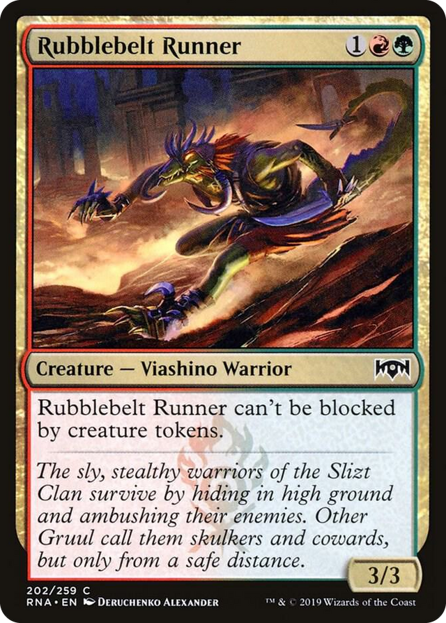 0202 Rubblebelt Runner C Ravnica Allegiance