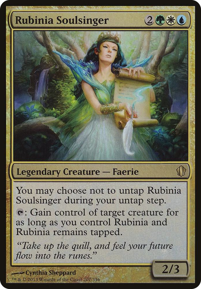 Rubinia Soulsinger (Commander 2013) #207 S - Oversize Cards Pokemon card
