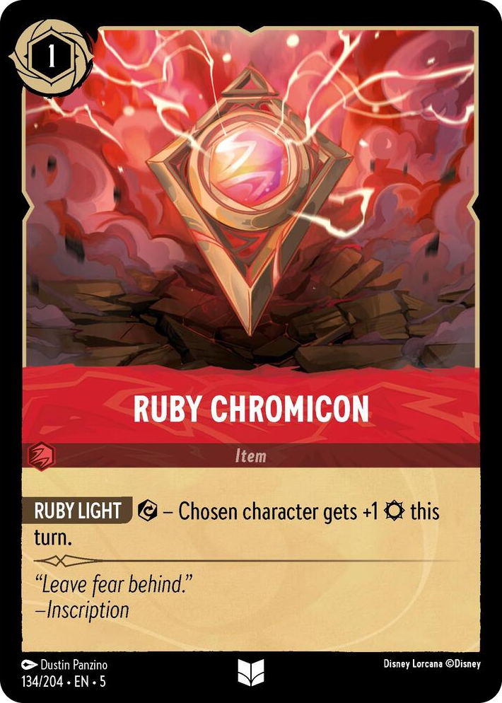 0134 Ruby Chromicon Uncommon Shimmering Skies