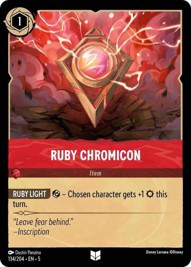0134 Ruby Chromicon Uncommon Shimmering Skies