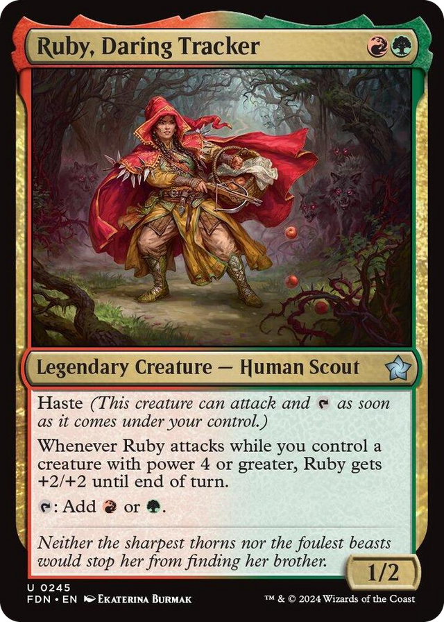 0245 Ruby, Daring Tracker U Foundations
