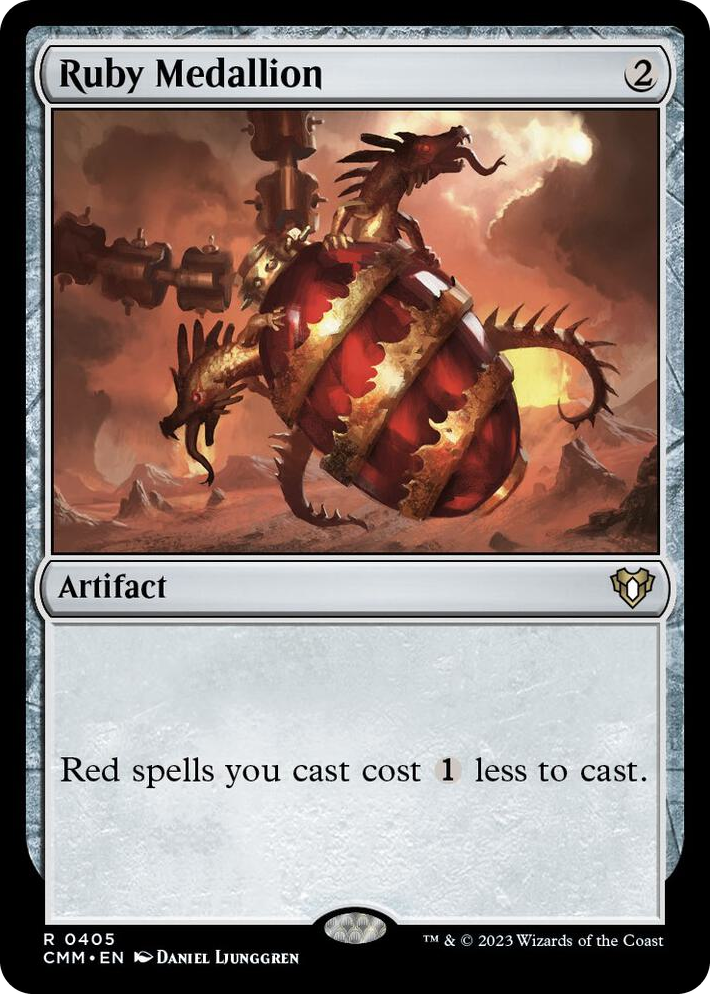 0405 Ruby Medallion R Commander Masters