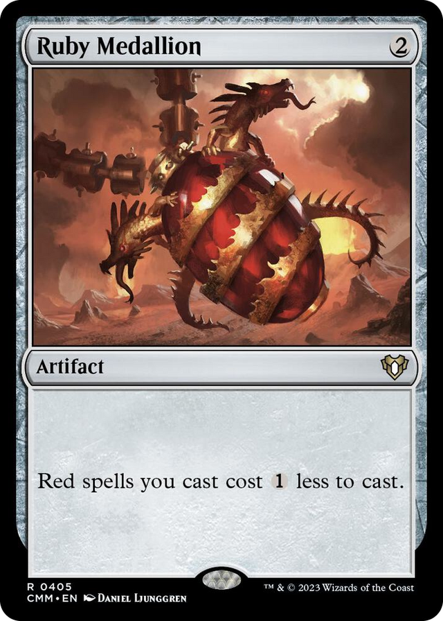 0405 Ruby Medallion R Commander Masters