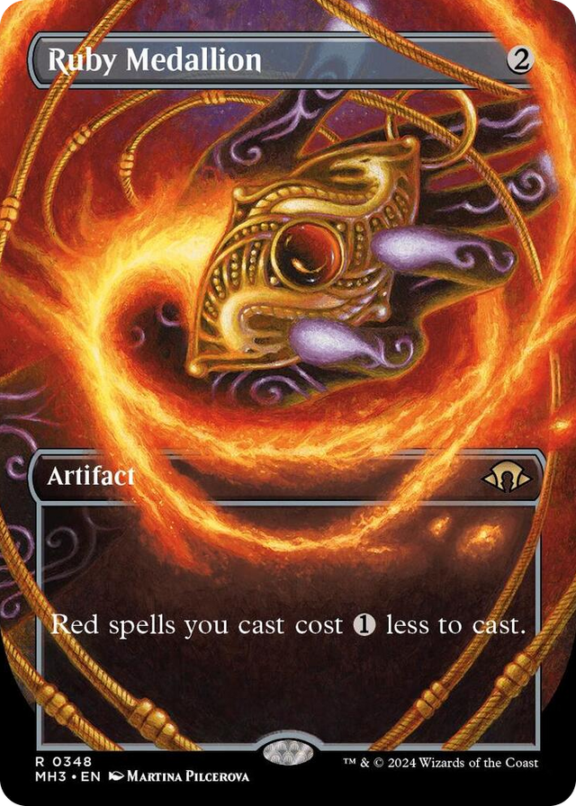 0348 Ruby Medallion (Borderless) R Modern Horizons 3