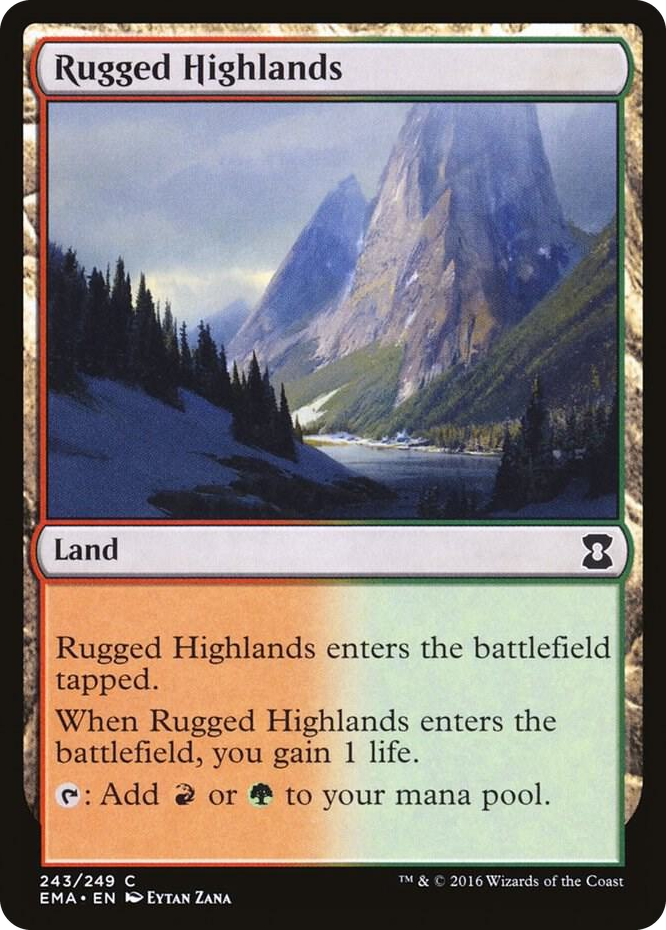 Rugged Highlands #243 C - Eternal Masters Pokemon card