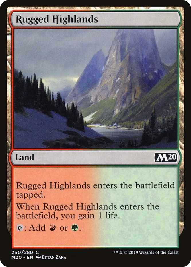 0250 Rugged Highlands C Core Set 2020