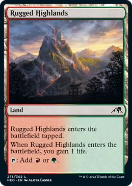 0273 Rugged Highlands L Kamigawa: Neon Dynasty