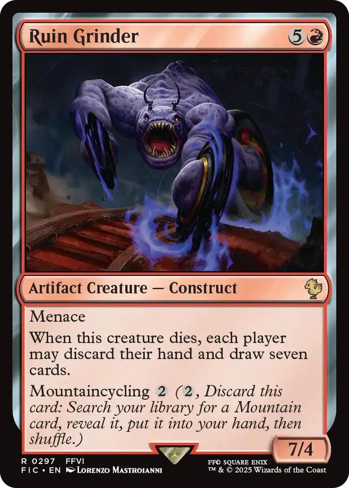 0297 Ruin Grinder R Commander: FINAL FANTASY