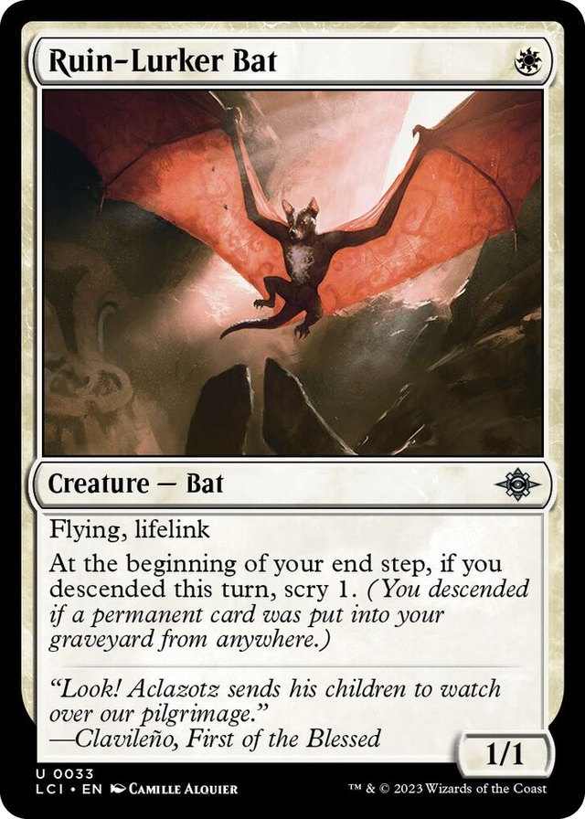 0033 Ruin-Lurker Bat U The Lost Caverns of Ixalan