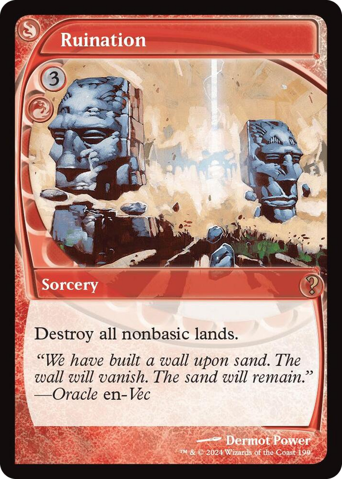 Ruination (Future Sight) #199 R - Mystery Booster 2 Pokemon card