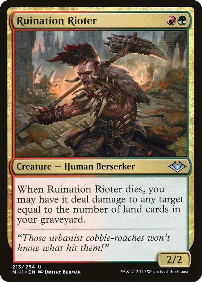 0213 Ruination Rioter U Modern Horizons