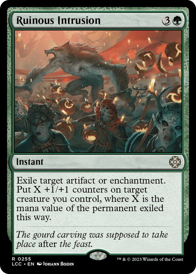 0255 Ruinous Intrusion R Commander: The Lost Caverns of Ixalan
